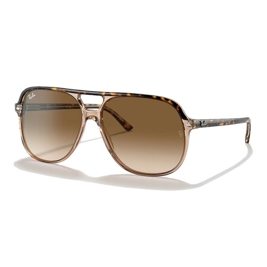 * Ray-Ban Outlet Sale Bill Polished Havana On Transparent Brown/Light Brown | Men'S Sunglasses