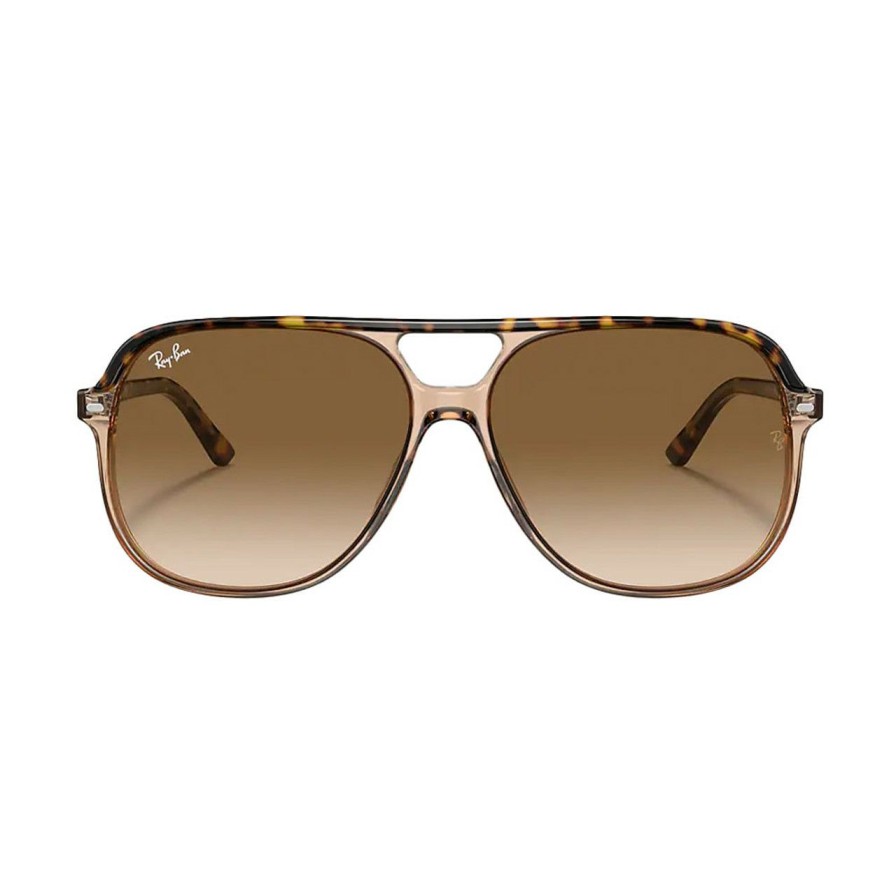 * Ray-Ban Outlet Sale Bill Polished Havana On Transparent Brown/Light Brown | Men'S Sunglasses