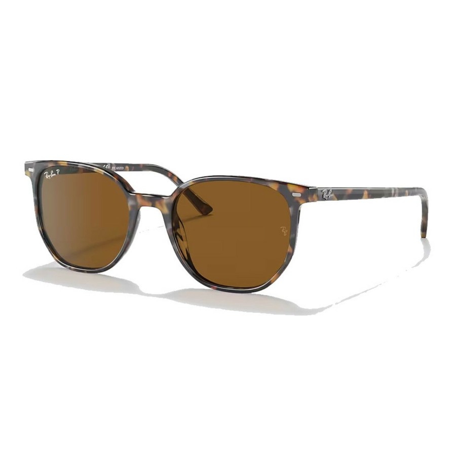 * Ray-Ban Premium Elliot Havana Brown Grey Tortoise/Brown Polarized | Men'S Sunglasses