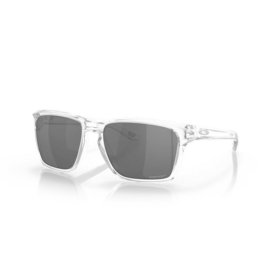 * Oakley Cut Price Sylas Polished Clear/Prizm Black | Men'S Sunglasses