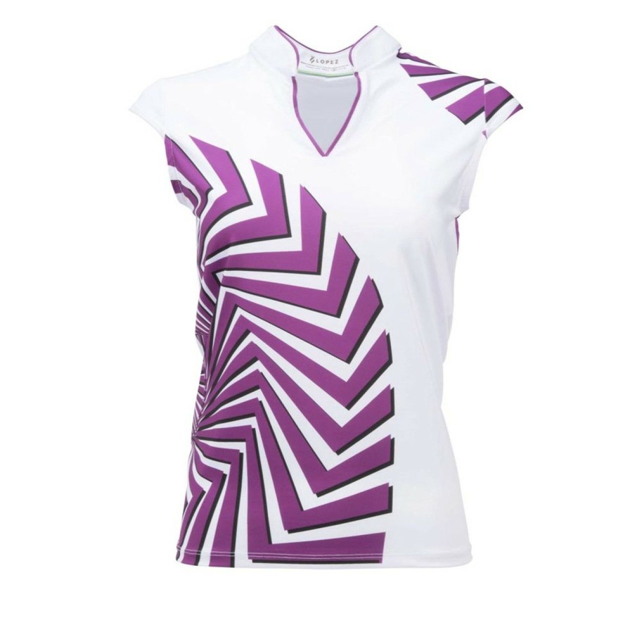 * Nancy Lopez Online Sales Star Sleeveless Polo | Women'S Golf Shirts