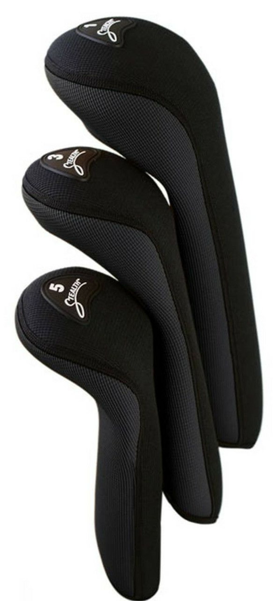 * Proactive Premium Stealth Golf Club Head Covers Black | Headcovers