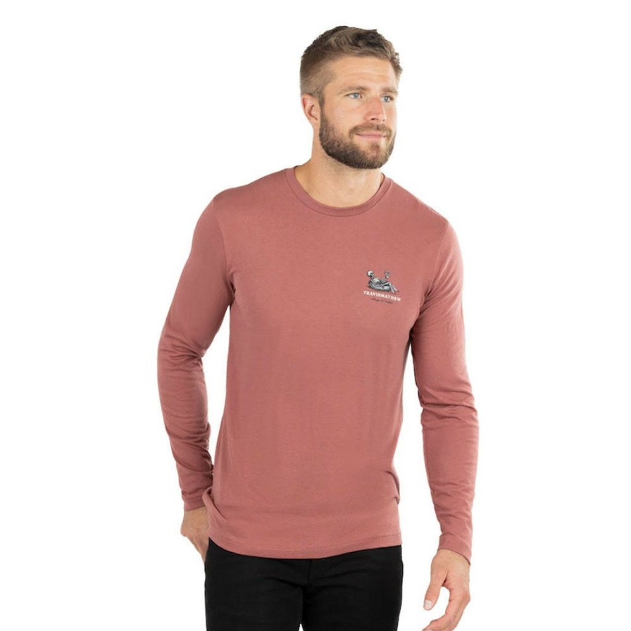 * Travis Mathew Cut Price Wolfsberg Long Sleeve Tee | Golf Shirts