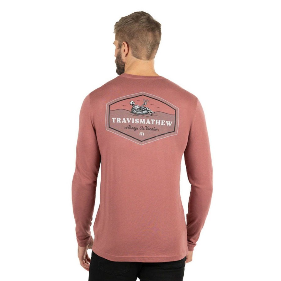 * Travis Mathew Cut Price Wolfsberg Long Sleeve Tee | Golf Shirts