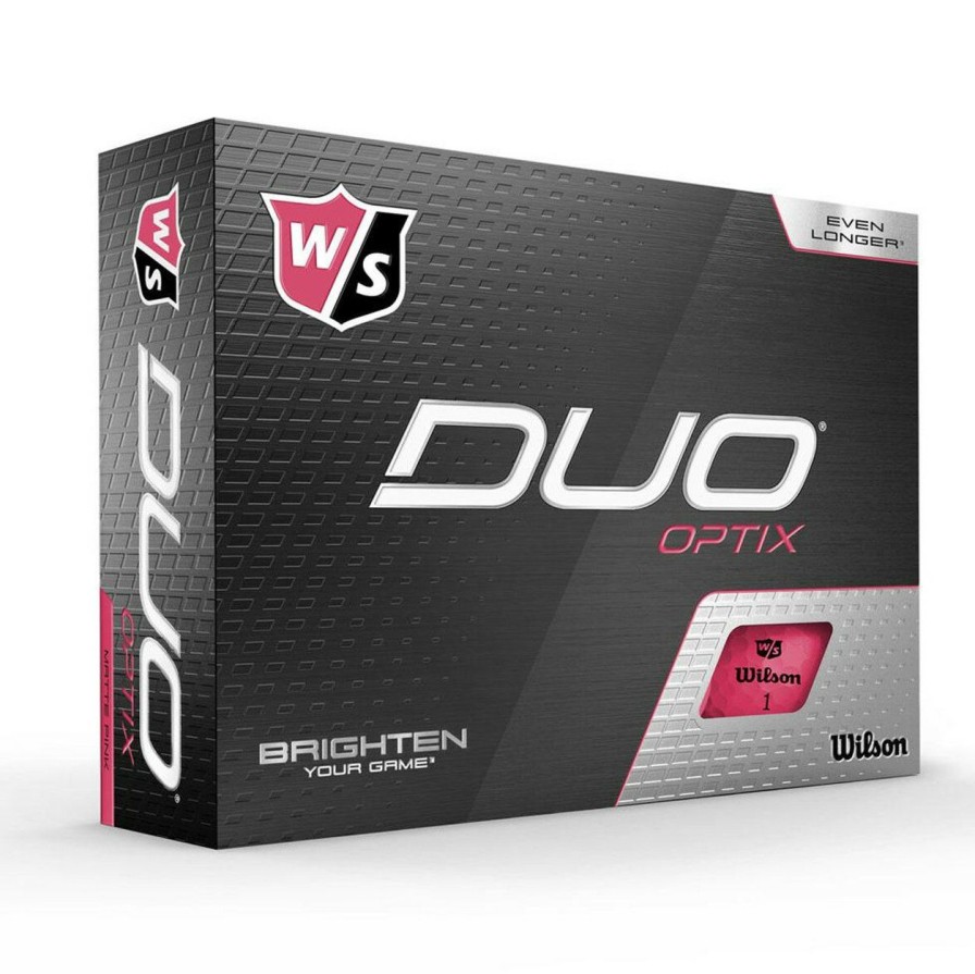 * Wilson Staff Tendy Style Women'S Duo Optix Golf Balls Pink | Balls