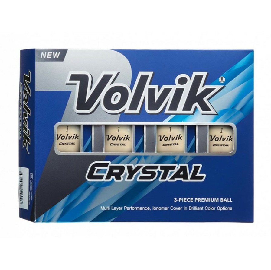 * Volvik Popular Crystal Golf Balls White | Balls