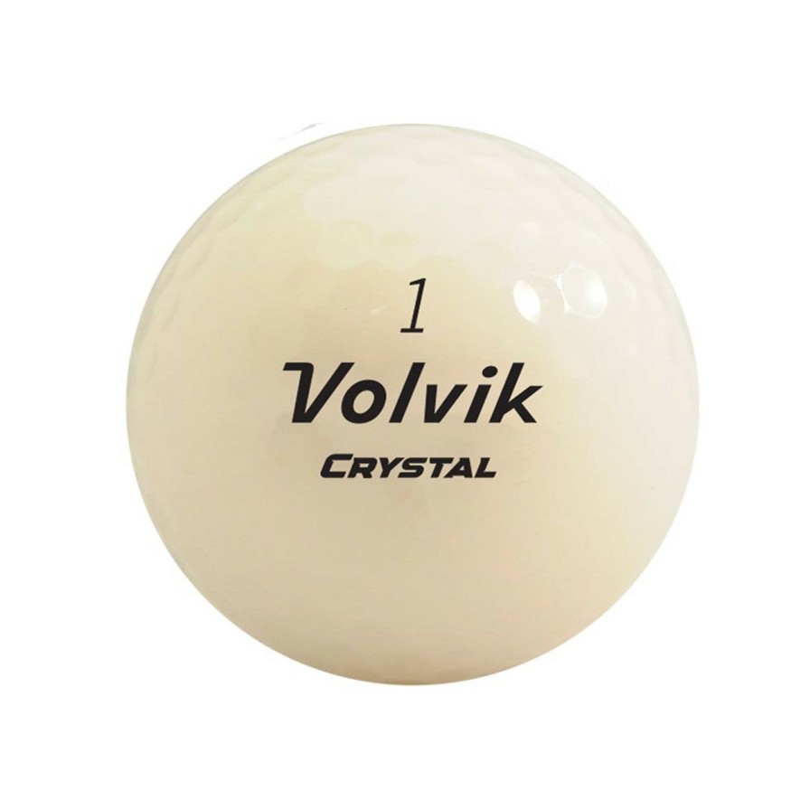 * Volvik Popular Crystal Golf Balls White | Balls