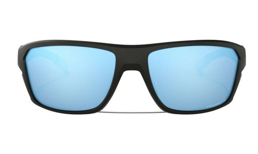 * Oakley Sale Online Split Shot Matte Black/Prizm Deep Water Polarized | Men'S Sunglasses