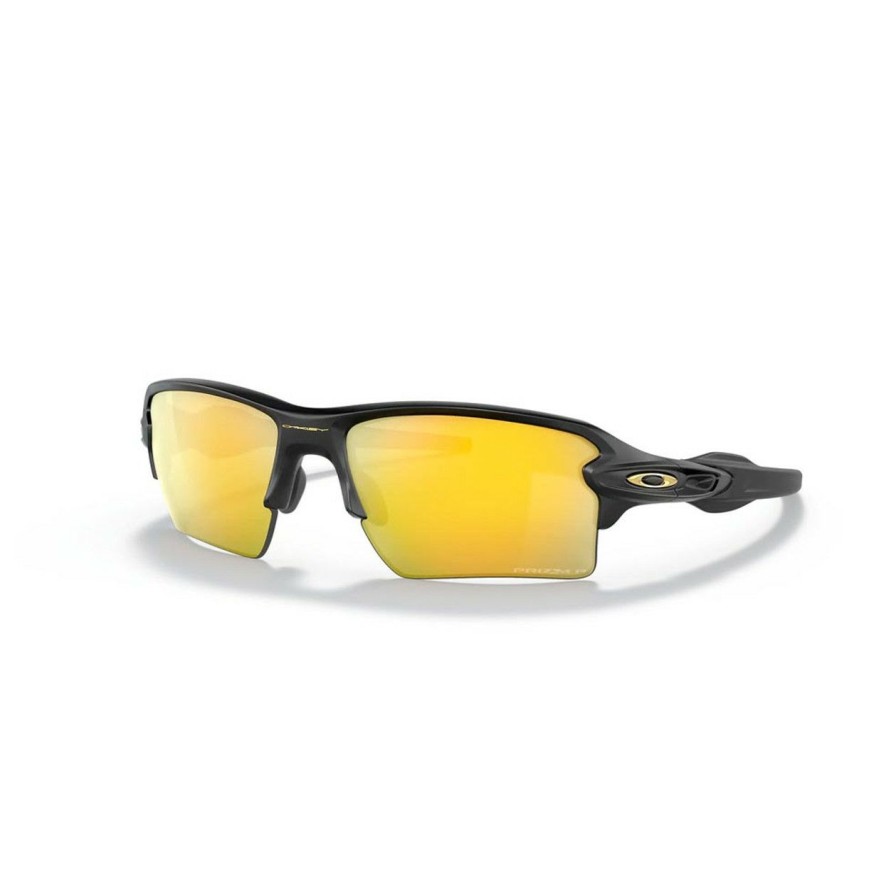 * Oakley Top Sellers Flax 2.0 Xl Sunglasses Matte Black/Prizm 24K Polarized | Men'S Sunglasses