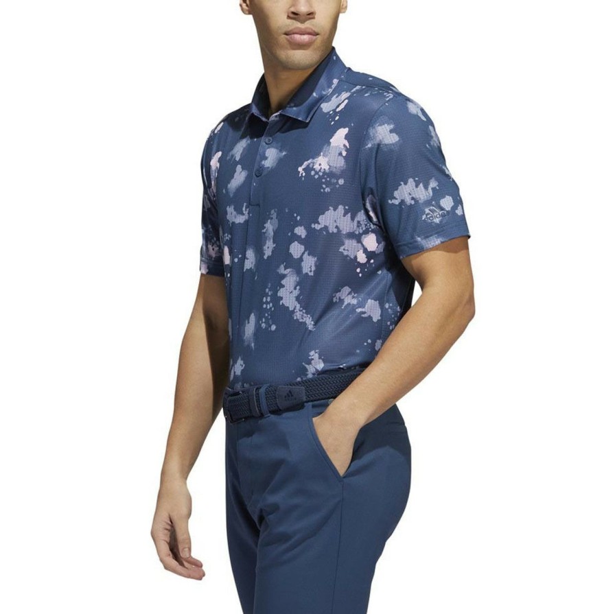 * Adidas Gift Selection Splatter Print Polo | Golf Shirts