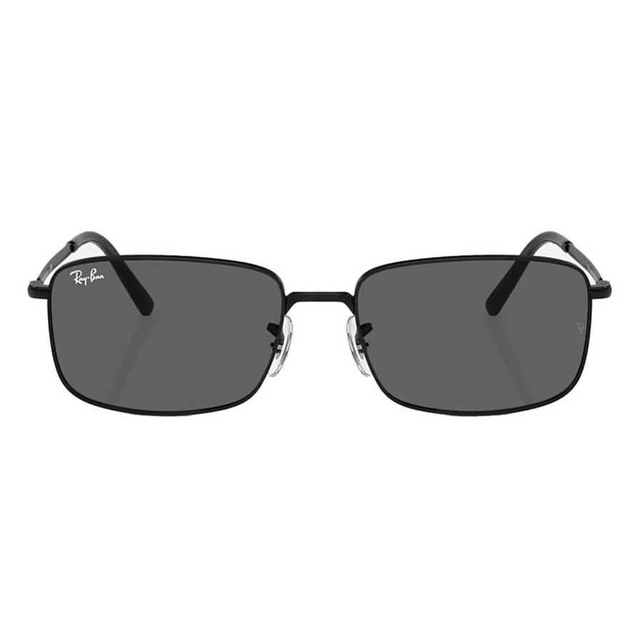 * Ray-Ban Popular Rb3717 Polished Black/Dark Grey | Men'S Sunglasses