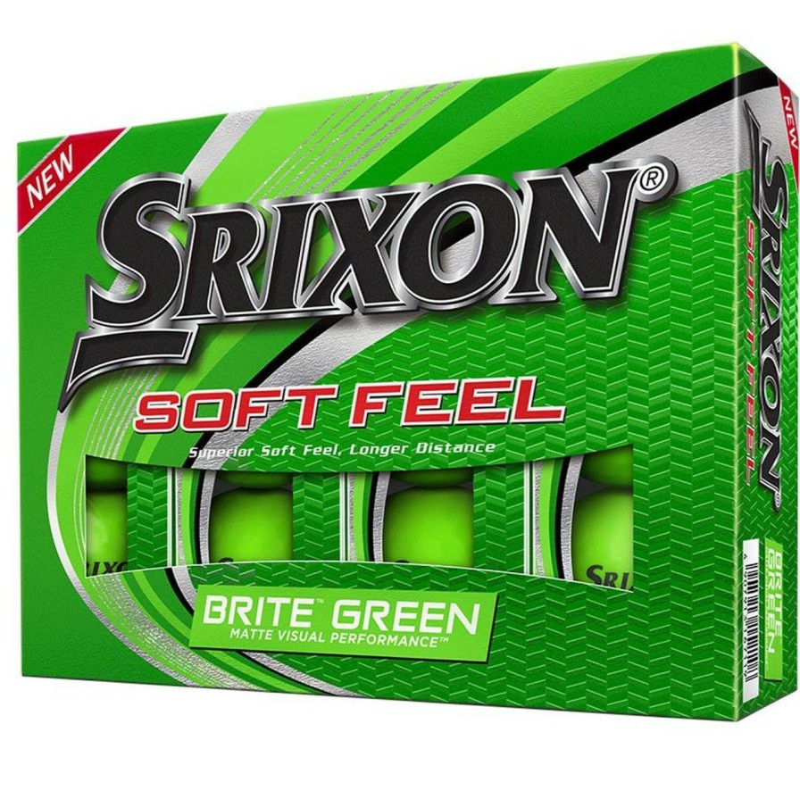 * Srixon Quick Delivery Soft Feel Brite Golf Balls Brite Green | Balls