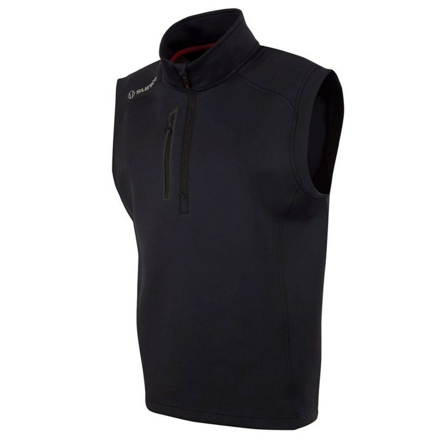 * Sunice Tendy Style Axel Lightweight Stretch Thermal Half-Zip Vest | Golf Outerwear