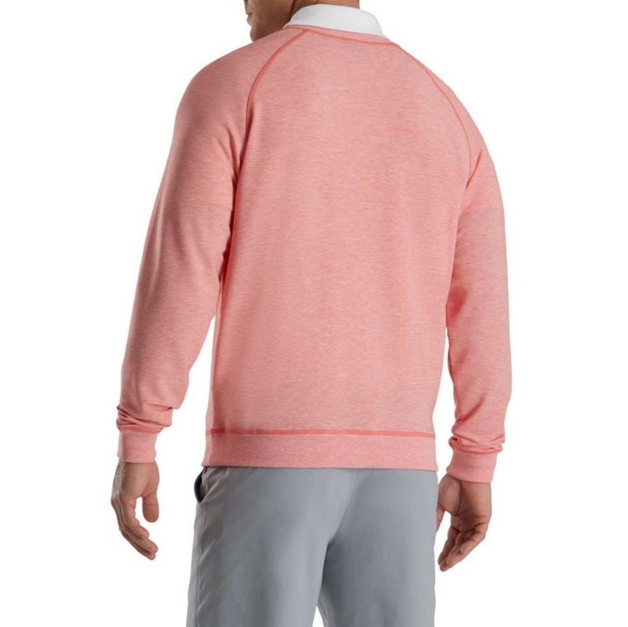 * Footjoy Top Sell French Terry Crewneck | Golf Outerwear