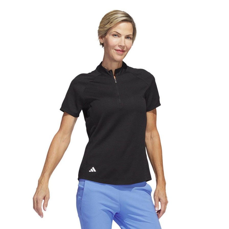 * Adidas Best Choice Women'S Texture Polo | Women'S Golf Shirts