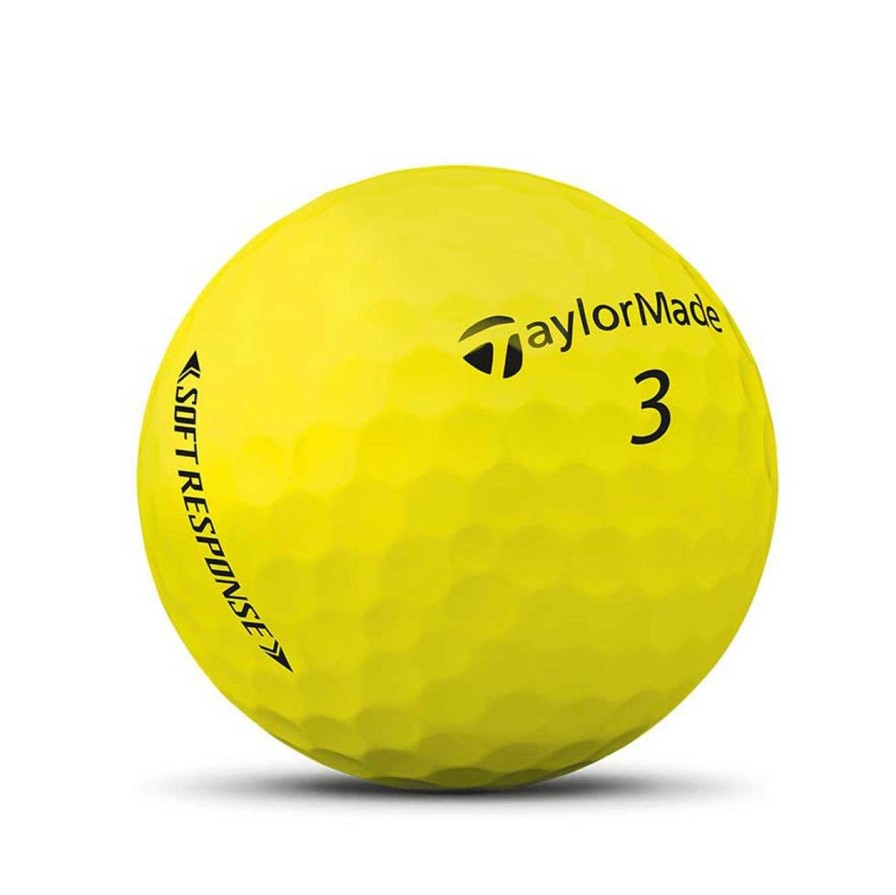 * Taylormade Tendy Style Soft Response Golf Balls Yellow 2022 | Balls