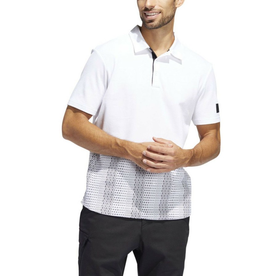 * Adidas Cut Price Adicross Novelty Print Polo | Golf Shirts