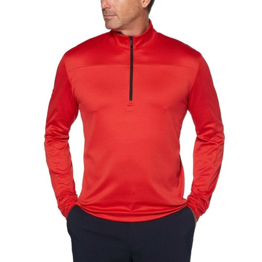 * Callaway Wholesale Swing Tech Waffle 1/4 Zip | Golf Outerwear