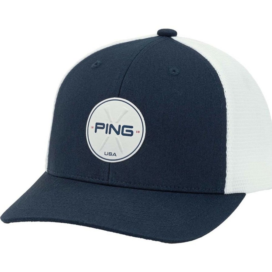 * Ping Best Choice Stars And Stripes Trucker Hat 2023 | Golf Hats