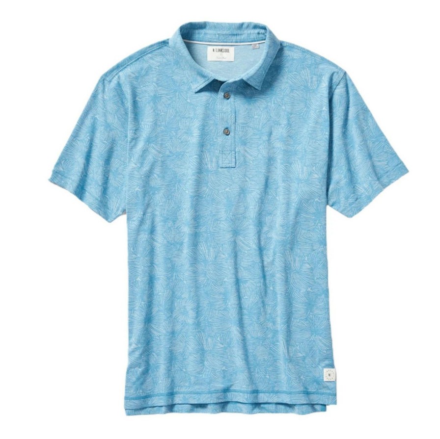 * Linksoul Special Style Dry-Tek Palm Print Polo | Golf Shirts