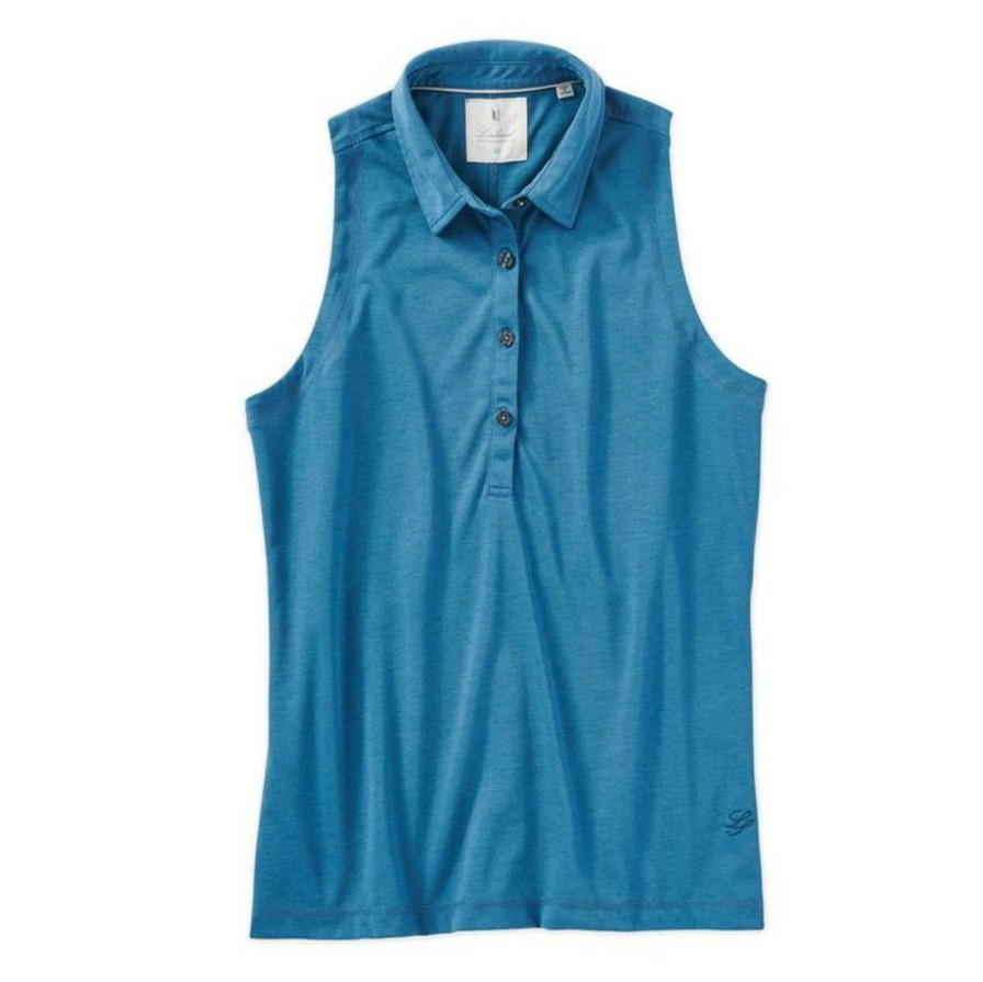 * Linksoul Top Sellers Women'S Cotton Sleeveless Polo | Women'S Golf Shirts