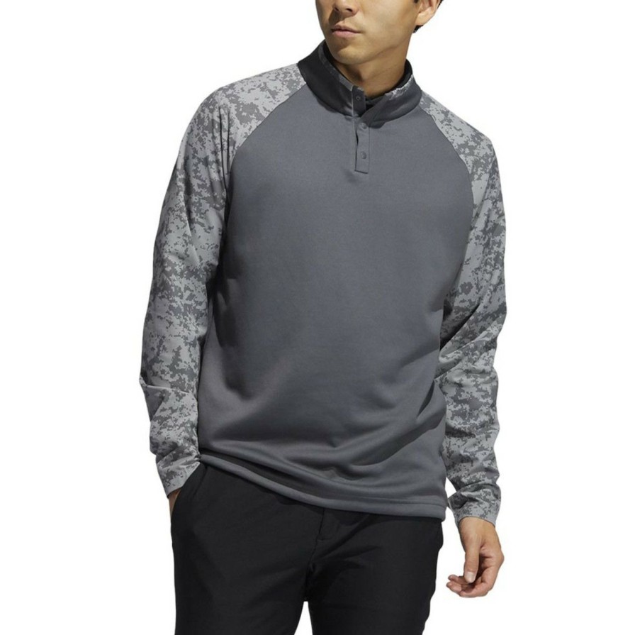 * Adidas Quick Delivery Camo Hybrid Layering | Golf Outerwear