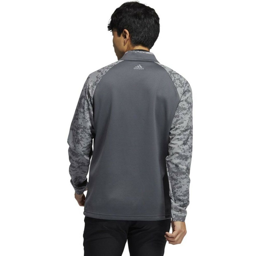 * Adidas Quick Delivery Camo Hybrid Layering | Golf Outerwear