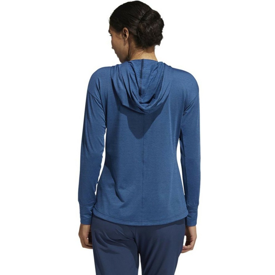 * Adidas Quick Delivery Women'S Essentials Heathered Hoodie | Women'S Golf Outerwear