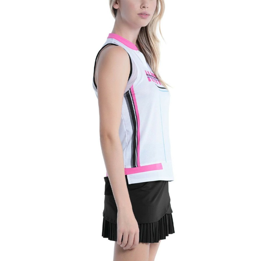 * Lucky In Love Outlet Sale Hit The Line Tank | Women'S Golf Shirts