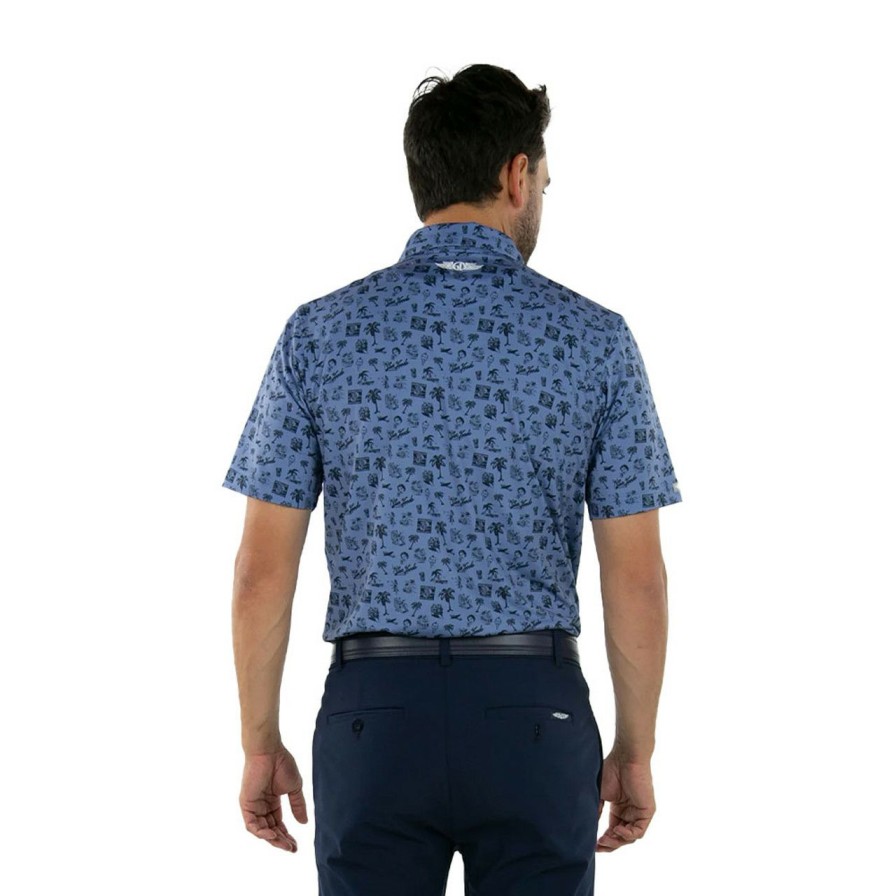 * Straight Down Tendy Style Vintage Vacation Polo | Golf Shirts