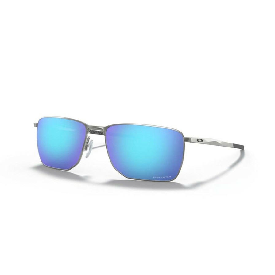 * Oakley Online Sales Ejector Sunglasses Satin Chrome/Prizm Sapphire | Men'S Sunglasses